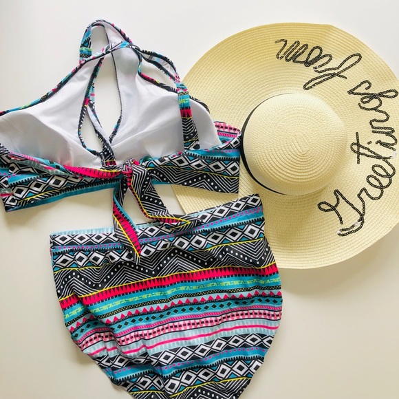 Aztec print high waisted bikini - Picture 4 of 5